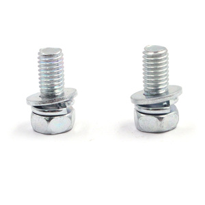 GB /T 818 GB9074สกรู <span class=keywords><strong>ST304</strong></span> M6x30L WSP สีดำออกไซด์จบ HEX HEAD Phillips ไดรฟ์ M6 M8 M10 SEMS สกรูพร้อมสปริงเครื่องซักผ้าแบน - Product Image 5