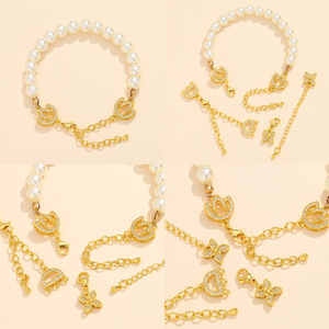 Fermoirs de bijoux Nantong, formes variées, zircone cubique, accessoires de bracelet DIY, plaqué or et argent - Product Image 3