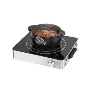 Estufa eléctrica portátil 2000W placa calefactora cocina 1 quemador placa caliente para cocinar