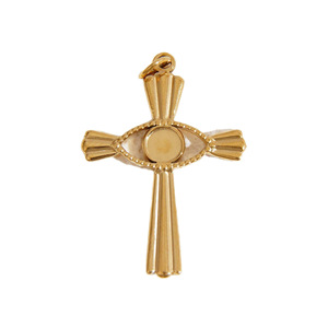 Cross Pendant Accessories Stainless Steel Gold Plated For Necklace Making Mixed Shapes Geometric Design D42 D76 - Product Image 5