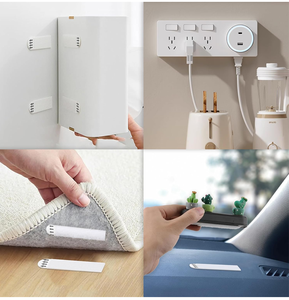 Muestra Gratuita de Cintas Adhesivas para Colgar Cuadros, sin Daños, sin Clavos, con Gancho y Bucle Removibles, para Fijación de Cortinas - Product Image 5