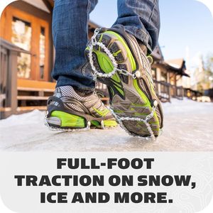 Accessori per sport invernali con impugnatura Premium a tutto piede di trazione su ghiaccio multiterreno superfici orientabili con perline diamantate punte di presa - Product Image 6
