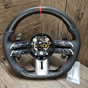 Volant en carbone forgé pour Mercedes-Benz 809 W205 W221 GLE W166 C292 W463 W447 Classe A-B-C-E <span class=keywords><strong>GLA</strong></span> - Product Image 5