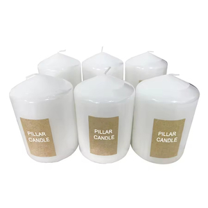 Velas de Pilar Blancas Gigantes Baratas, de Larga Duración, sin Aroma, Decorativas para el Hogar, Centro de Mesa para Bodas - Product Image 2