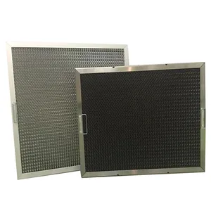 Commercial Kitchen Grease Filter Honeycomb Filter Robust Aluminium Extruded Frame Customized Range Hood Parts