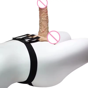 Pantalones de silicona de alta calidad para mujer Lala, pene portátil sólido, Juguetes sexuales reales para <span class=keywords><strong>parejas</strong></span> de lesbianas, aumenta la <span class=keywords><strong>experiencia</strong></span> sexual - Product Image 2