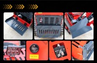 Instelbare diepte kettinggraafmachine, diesel aangedreven, multifunctionele graafmachine voor tuinbouw, landbouw en veldwerkzaamheden