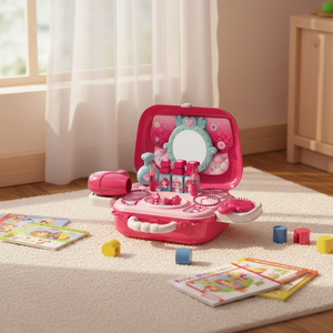 Sac à bandoulière en silicone pour enfants, design de jeu, ensemble de <span class=keywords><strong>maquillage</strong></span> - Product Image 4