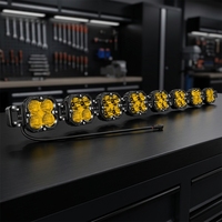 Projecteurs LED à connectivité en série, pods lumineux tout-terrain 12V-24V DC 240W 5000 lm en alliage d'aluminium, étanches et anti-poussière, éclairage extérieur