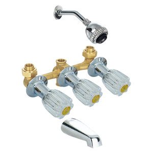 3 con bañera y <span class=keywords><strong>ducha</strong></span> grifo con válvula de mercado de América del Sur - Product Image 6