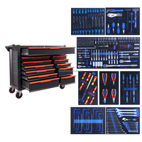 Chariot à outils professionnel mobile pour garage et atelier, chariot à outils industriel en acier avec roues, chariot à outils de type armoire, directement de l'usine