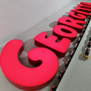 Custom Business Store Shop Name Sign Board Outdoor Acrylic Frontlit <b>Letters</b> <b>Led</b> Logo Wall Sign 3d Signage - Product Image 3