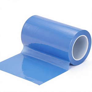 Ruban adhésif sensible à la pression en silicone PET bleu haute température, simple face, résistant à la chaleur, sans résidu, qualité ingénieur - Product Image 3