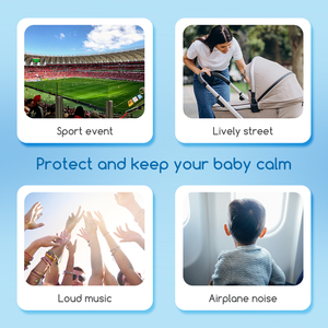Baby <strong>Headphones</strong> Noise Cancelling Ear Defenders Hot Sale Children Sleeping Hearing Protection Infant Soundproof Ear Muffs - Product Image 3