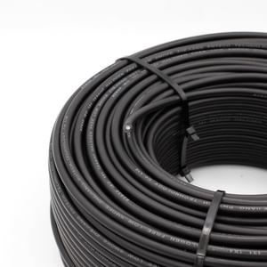 Cable de Estación de Energía Solar Fotovoltaica de CC de Alta Calidad PNTECH Negro Rojo XLPO de Núcleo Único 62930 IEC131 1*4.0 mm - Product Image 1