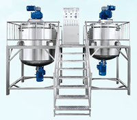 Réservoir de mélange en acier inoxydable Savon liquide Shampooing faisant la machine Mélangeur de liquide vaisselle avec agitateur