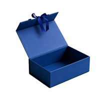Boîte cadeau en carton rigide à deux pièces avec couvercle séparé, finition mate, impression de logo personnalisée pour l'emballage des produits