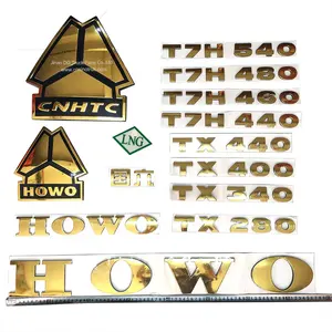 中国重汽 (CNHTC) 标志金色字母标志HOWO A7 T7H tx7驾驶室备件