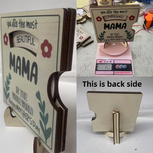 Carte de voeux en bois moderne interactive faite à la main roman cadeau d'anniversaire pour maman <span class=keywords><strong>fête</strong></span> <span class=keywords><strong>des</strong></span> grands-<span class=keywords><strong>mères</strong></span> mariage unique décoration de la maison - Product Image 4