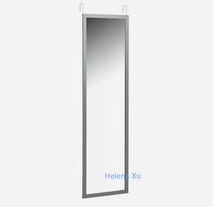 Bianco nero quercia argento Full Length <span class=keywords><strong>specchio</strong></span> della porta con staffe appese contro la parete appesa sopra lo <span class=keywords><strong>specchio</strong></span> della porta - Product Image 6