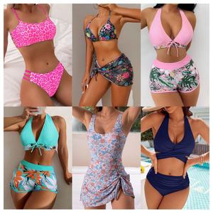 2024 Летняя мода, оптовая продажа, женские сексуальные стринги 2 шт., однотонные классические микро-бикини, купальники больших размеров - Product Image 6