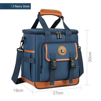Sac isotherme pour pique-nique et camping en plein air de 15 L |   Rétenction de la glace pendant 3-5 heures |   Badge Compas |   Portable, léger et étanche