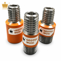 Adaptateur de raccord de tige de forage en acier au carbone AQ BQ NQ HQ PQ pour système de forage par câble, exploration géologique