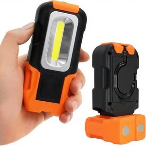 Portable <b>LED</b> COB Work <b>Light</b> Magnetic Hanging Hook Battery Operated IP20 for Car Repair Emergency Hiking Camping COB <b>LED</b> Pr - Product Image 1