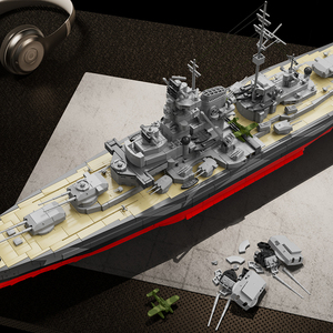 Bloques <span class=keywords><strong>de</strong></span> Construcción <span class=keywords><strong>de</strong></span> Modelo <span class=keywords><strong>de</strong></span> Portaaviones Tirpitz 98006, Plástico ABS, Estructura Multicapa, Modelo <span class=keywords><strong>de</strong></span> Buque <span class=keywords><strong>de</strong></span> <span class=keywords><strong>Guerra</strong></span>, Regalo para Niños - Product Image 3