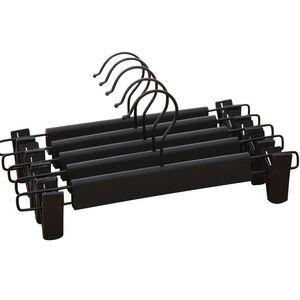 Perchas para faldas <span class=keywords><strong>K421</strong></span> que ahorran espacio con ganchos giratorios, perchas para ropa, abrigos, pantalones vaqueros, perchas de plástico para ropa y pantalones con clips - Product Image 1