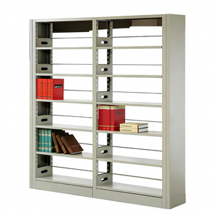 Meubles de bibliothèque universitaire, étagères de rangement en métal, présentoirs - Product Image 4