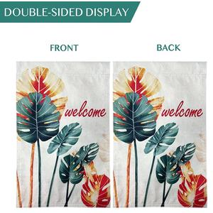 Gnome Bee ธงประดับสวน,ธงตกแต่งกลางแจ้งขนาด45-30ซม. ผ้าใบหนาแบบยูเครนธงทำสวนลายดอกทานตะวัน - Product Image 4