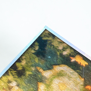 Aangepaste acryl anime A5 kaart Waifu Shikishi kunstbord kleurrijk papier kaart holografisch voor cadeaus - Product Image 3