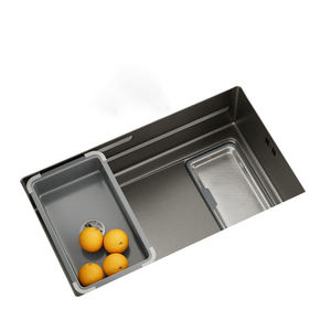 Évier de cuisine moderne en acier inoxydable SS304, évier sous plan, évier encastré, calibre 16 - Product Image 1