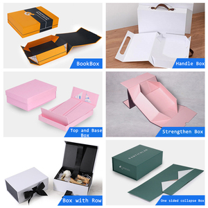 Biểu Tượng Tùy Chỉnh Cá Nhân Sang Trọng <span class=keywords><strong>A4</strong></span> Cứng Cứng Cứng Đen Lá Vàng Giấy Các Tông Từ Lật Đóng Cửa Hộp Quà Tặng Bao Bì - Product Image 2