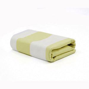 Good Quality Quick Dry Custom Logo Printed Striped Microfiber Beach Towel - Product Image 3