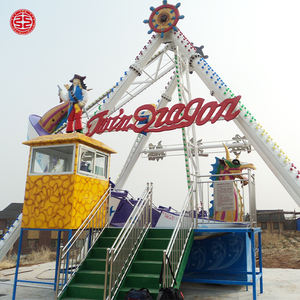 Парк развлечений аттракционы игровая площадка большой открытый Электрический пиратский корабль для продажи - Product Image 5