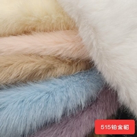 New Stock 100% Polyester Soft Fluffy Kunst pelz Nerz Plüsch Stoff für Spielzeug Schuhe Tasche