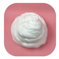 Haut en nylon blanc brut pour spinning de laine, de couleur 3D * 88mm, en fibre semi-emmêlée