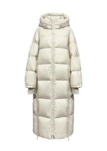 QLYP Giacca Lunga Invernale Impermeabile alla Moda, Imbottita in Piuma, con Zip, Cappuccio Regolabile e Colletto Alto - Product Image 6