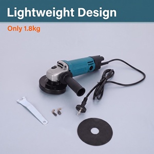 Amoladora Angular Eléctrica <span class=keywords><strong>de</strong></span> Alta Calidad, Portátil, <span class=keywords><strong>de</strong></span> Velocidad Variable, para Uso Doméstico e Industrial, para Cortar y Desbastar - Product Image 2