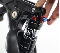 Cadre de vélo électrique à suspension complète en alliage d'aluminium, moteur bafang BBS