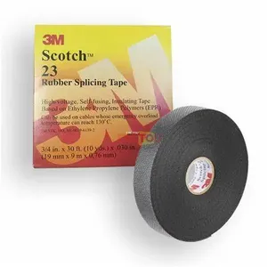 Cinta de Empalme de Cables Aislante Impermeable de Alta Temperatura para 3M <span class=keywords><strong>23</strong></span>, Adhesivo Sensible a la Presión de Caucho EPDM de una Cara para Cables - Product Image 4