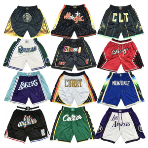 <span class=keywords><strong>Short</strong></span> de sport d'été respirant unisexe grande taille de haute qualité avec poches 100% polyester pour le basket-ball et la plage - Product Image 1