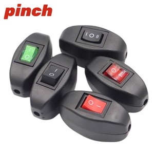 <b>Switch</b> Rocker 3A 250V AC DC SPST Panel Mount Black Nylon Boat Type With <b>Light</b> 4 Pin 6 Pin - Product Image 2