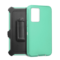 Étui de téléphone portable robuste avec clip ceinture, coque hybride Defender Armor pour Galaxy A32 A33 A35 A35 A30 A21S A23 A25 4G 5G