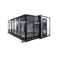 Maisons préfabriquées en conteneur 20 pieds/30 pieds Mobile Mobile Smart Pods Serre Cabine Appartements Bureau Hôtel 20 pieds/40 pieds