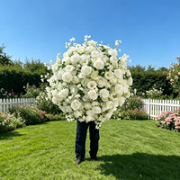Boules de fleurs artificielles de haute qualité pour la décoration de mariage