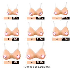 Formes de poitrine artificielles en silicone BTN pour travesti transexuelle glisser reine mascarade Halloween jouets faux seins - Product Image 4