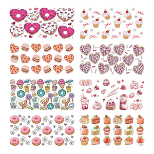 Taza de 16oz Sweetheart Bakery Story, Envolturas DTF <span class=keywords><strong>Uber</strong></span>, Vida Diaria Romántica y Dulce, Aroma Dulce y Reconfortante, Pegatina DTF UV Dorada - Product Image 1